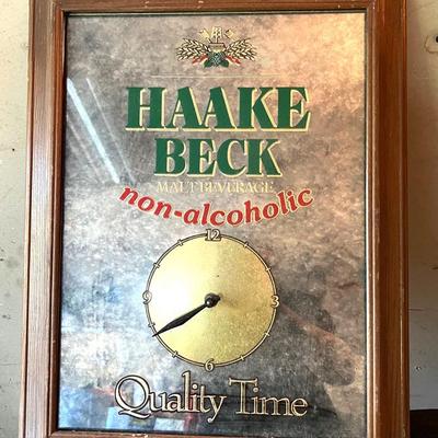 Haake Beck Non-Alcoholic Malt Beverage Sign