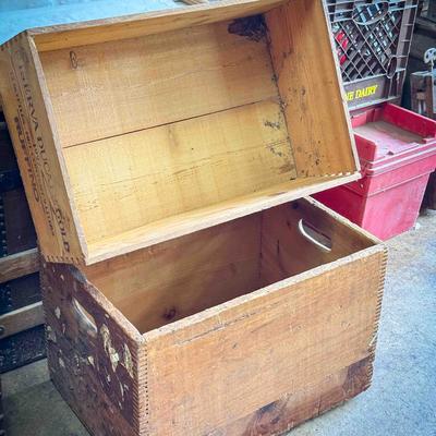 (2) Wood Crates