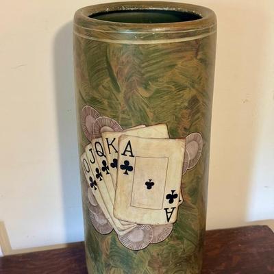 Playing Card Umbrella Stand 