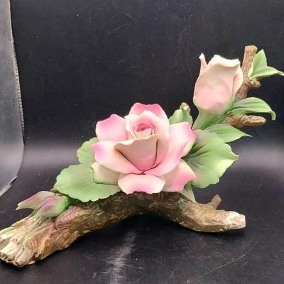 Ceramic Floral And Branch Capodimonte