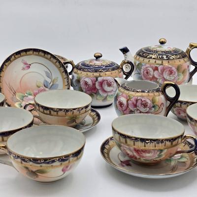 Beautiful Nippon Tea Set