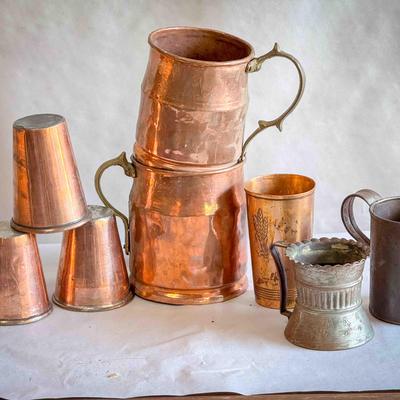 Copper Cups, Mugs & More