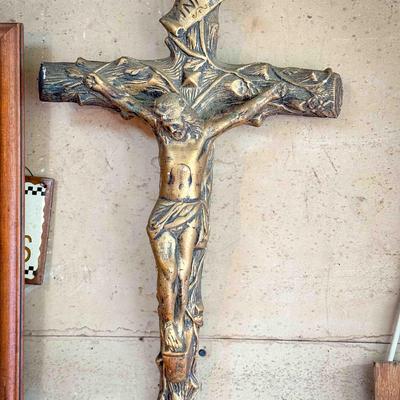 Plaster Wall Crucifix