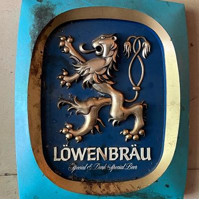 18” LOWENBRAU Beer Sign