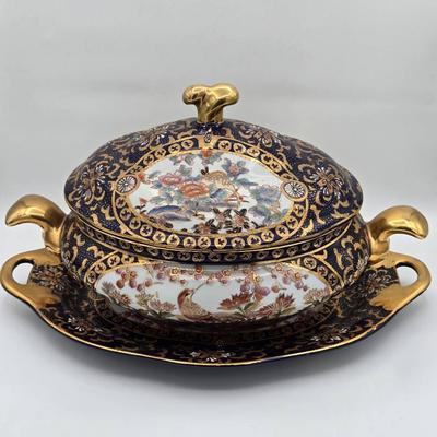 Gorgeous Vintage Tureen with Underplate