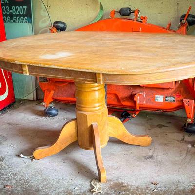 Heavy Hardwood Table