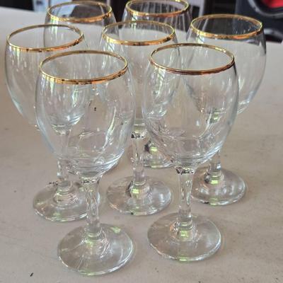 (7) Gold Rimmed Glasses