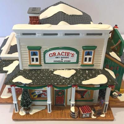 Dept 56 The Original Snow Village “Gracies Dry Goods And General Store” “caroling At The Farm” More!