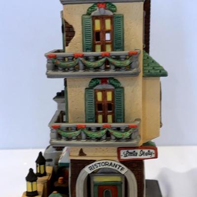 Dept.56- Christmas in the city “Hollydale’s Department Store””Little Italy Ristorante” & More
