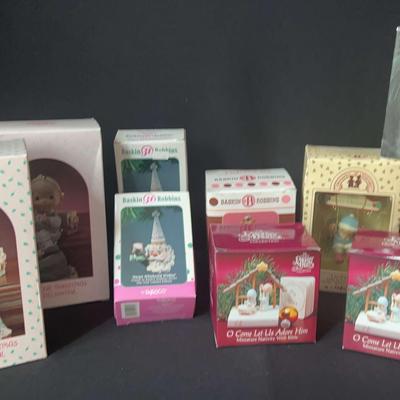 Enesco  Collectibles Featuring Precious Moments, Baskin-Robbins And Swing With Me 