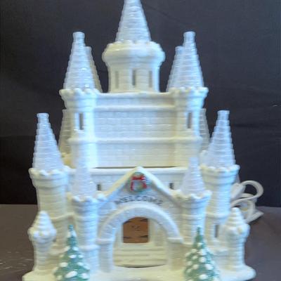 Dept.56-The Original Snow Village-“Snow Carnival Ice Palace, Village Accessories Glistening Snow”