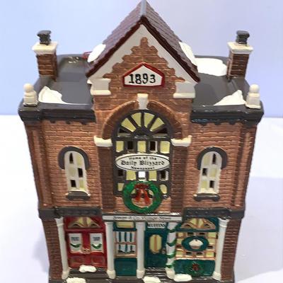 Dept 56 The Original Snow Village Print Shop, Hardware And Accessories 