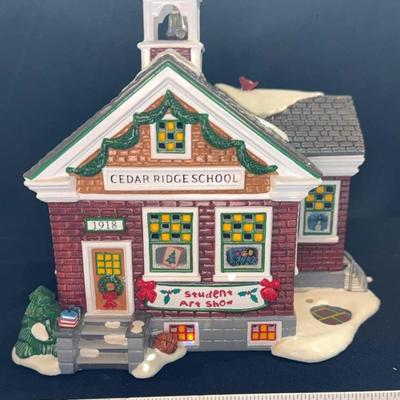 Dept 56 The Original Snow Village Cedar Ridge School And More!