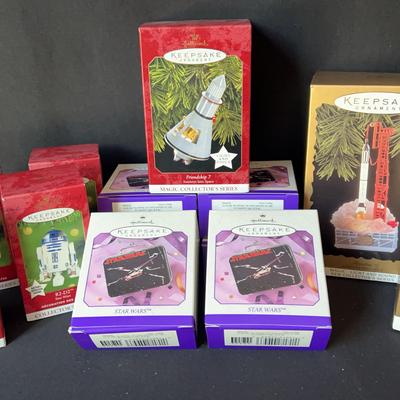 Hallmark Keepsake Ornaments - Star Wars And NASA