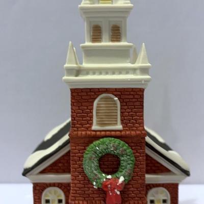 Dept.56-New England Village-Shingle Creek House, Old North Church, Apple Valley School,& Accessories