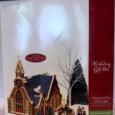 Dept.56- Church Of The Holy Light- Holiday Gift Set Of 6
