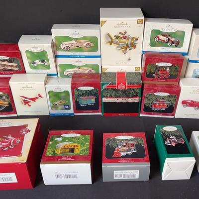Hallmark Keepsake Ornaments - Planes, Trains & Automobiles