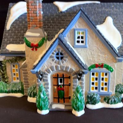 Dept.56- Snow Village, “Last Stop Gas Station,Hidden Ponds House, Finding Bird’s Song,Catch Of Day”