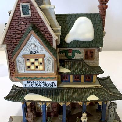 Dept 56 Dickens Village “China Trader” “Chelsea Market” “Polo Players”