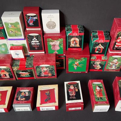 Hallmark Keepsake Ornaments - Santa, Nature, Family