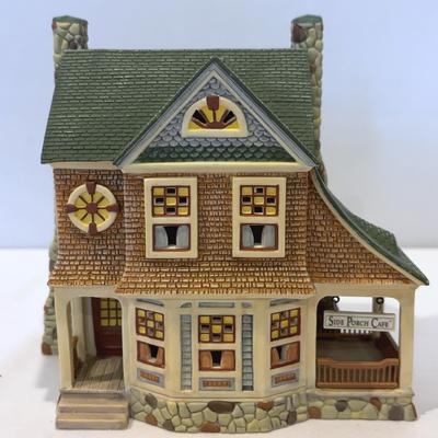 Dept.56-Seasons Bay-The Grand Creamery,The Side Porch Cafe,Amusement Park Carousel & More