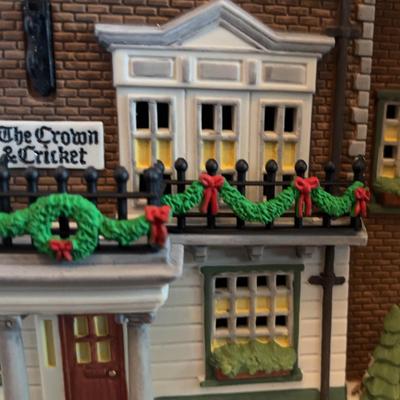Dept.56-Heritage Village-Dickens Village, “The Grapes Inn, Crown & Cricket Inn”