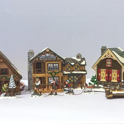 Dept.56-Snow Village-Hunting Lodge, Smokey Mountain Retreat,Fishermen’s Nook Resort & More