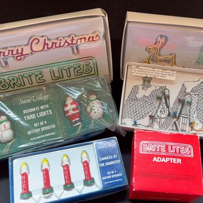 Dept 56 The Original Snow Village Yard Lights And More!