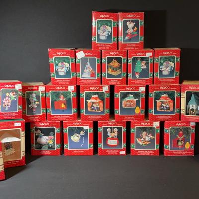 Enesco Christmas Ornament Lot #1