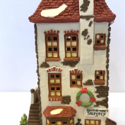 Dept.56-Dickens Village-C.H. Watt Physician, Theatre Royal, T Puddlewick Spectacle Shop & More