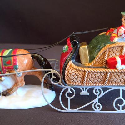 Dept.56-Snow Village, “Santa Comes To Town, 1995, Gazebo”,  & Collection Of Trees & Festive Pieces”