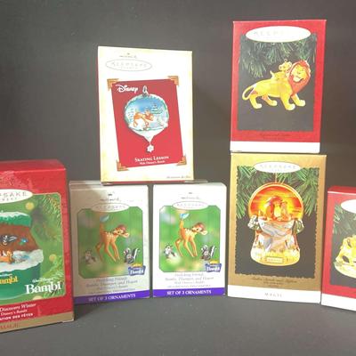 Hallmark Keepsake, Ornaments Featuring Bambi And The Lion King ￼