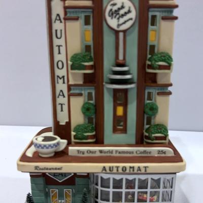 Dept. 56-Clark Street Automat, To Protect /To Serve, Visiting The Nativity, The Times Tower Ornament