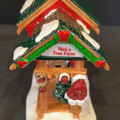 Dept. 56 - The Original Snow Village - Reindeer Bus Depot, Nick’s Tree Farm & Reindeer Lines