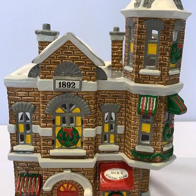 Dept 56 The Original Snow Village “Jacks Corner Barber Shop” And More!