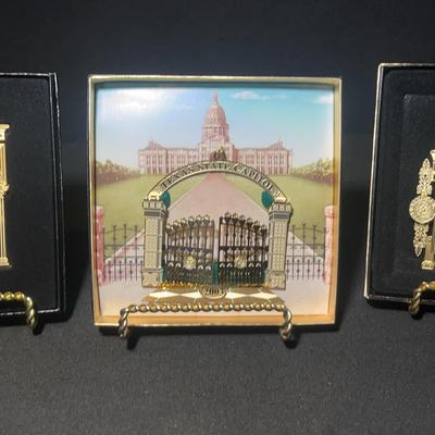 State Of Texas Capitol Ornaments : 2001 - 2003