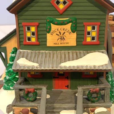 Dept 56 “The Original Snow Village” “Rock Creek Mill House” “peppermint Porch Day Care” And More!