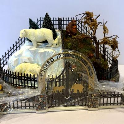 Dept.56- Christmas In The City “City Zoological Garden (Set Of 7) “Crystal Gardens Conservatory”
