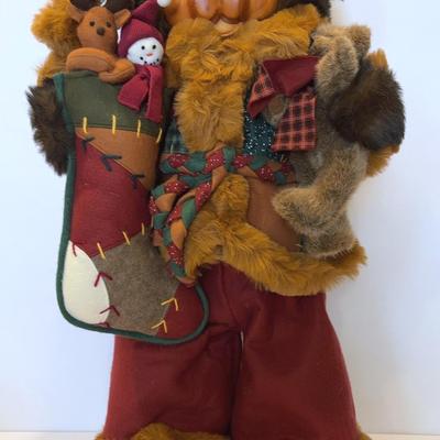  Beautiful Grandeur Noel 31" Woodland Sculptured Bear- Collector’s Edition 2003-Brand New