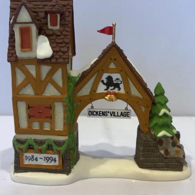 Dept.56-Dickens’s Village-10 Year Anniversary Postern(2) Christmas Carol Reading By Charles Dickens