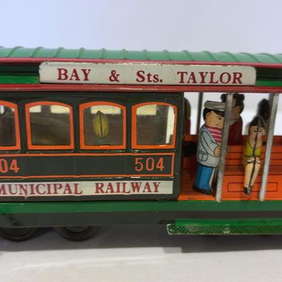 Dept. 56-Village Street car, The Flying Scott Train(set 4) & Lehmann North Pole Express & Cable Cars