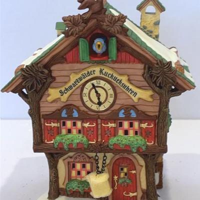 Dept.56- Alpine Village- “Glockenspiel” “Heidi”s Grandfather’s House” “Black Forest Cuckoo” & More
