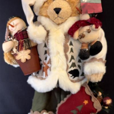 Holiday Time 28 Inch Christmas Collectible Bear