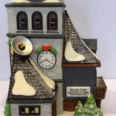 Dept.56-North Pole-Weather & Time Observatory, Santa’s Bell Repair, Elfin Forge & Assembly Shop 