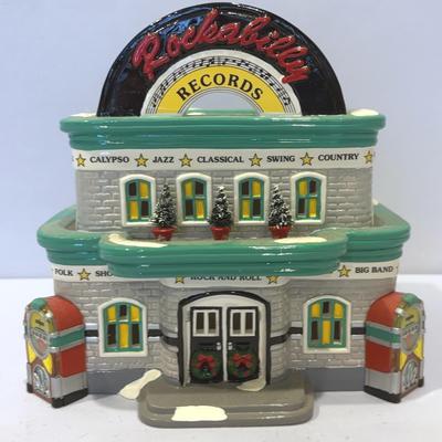 Dept.56-Snow Village-The Paramount Theater, Rockabilly Records & Accessories 