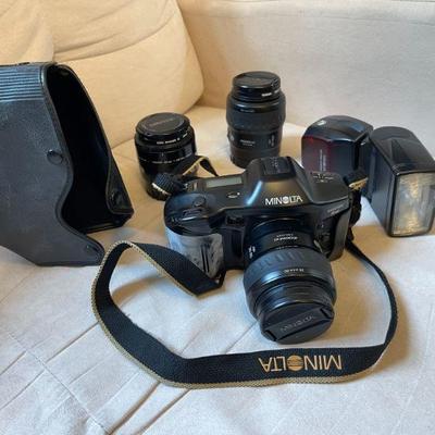 Minolta SLR Camera and Accessories