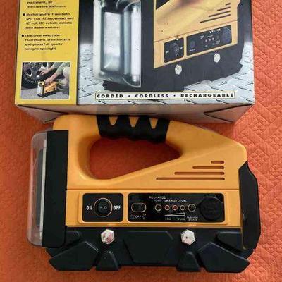 Vector rechargeable inflator spotlight lanter