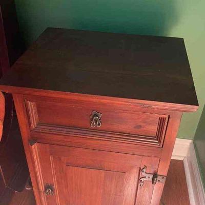 Wooden nightstand