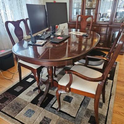 ** Computer Equipment Not For Sale ** Dining Table with 6 Chairs