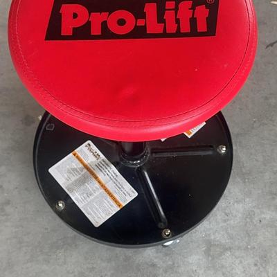 Rolling Pro-Lift Pneumatic Garage Stool